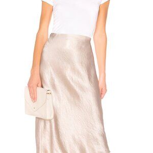 Vince Silk Midi Skirt